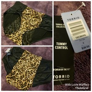 NWT Torrid Cheetah High Waist Swim Bottom